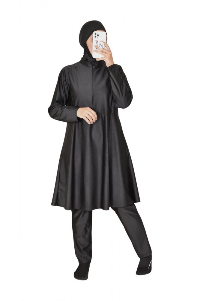 Moderner Burkini mit Pareo Costa Blanca Blau