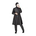 Burkini zipp large size Indonesia Black