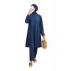 Moderner Burkini mit Pareo Costa Blanca Blau