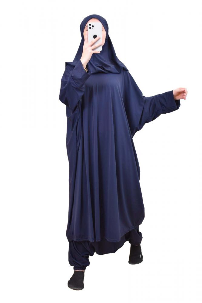 Jilbab de bain burkini Umm Selim Noir