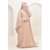 Selifa integrated lace hijab abaya