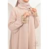 Selifa integrated lace hijab abaya