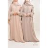 Selifa integrated lace hijab abaya