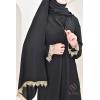 Selifa integrated lace hijab abaya