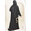 Abaya mit integriertem Hidschab Spitzen Selifa