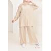 Ensemble chemise pantalon effet lin HIYAM