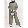 Ensemble chemise pantalon effet lin HIYAM