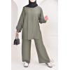 Ensemble chemise pantalon effet lin HIYAM