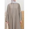 ABU DAHBI loose fit burkini Taupe