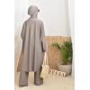 ABU DAHBI loose fit burkini Taupe