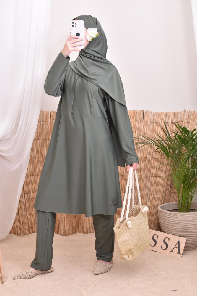 Burkini Frau ATLANTIS Khaki