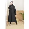 Long Burkini with hijab BAHREIN Black