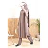 Burkini large butterfly MAJORQUE dark taupe