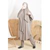 Burkini grande taille papillon MAJORQUE taupe