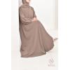 Abaya Dubai Umbrella aus Jazz Hurija Taupe