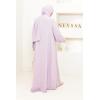 Abaya Dubaï Umbrella DJELIKA mauve