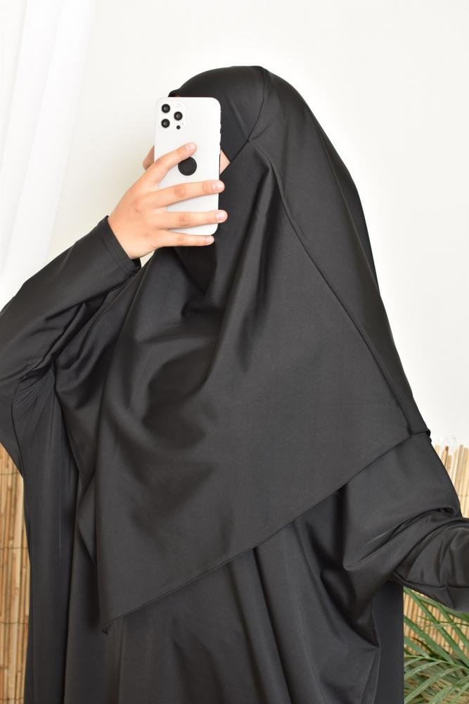 Khimar de bain noir Neyssa shop