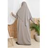 Bathing khimar taupe