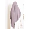 Khimar Jersey double croisé pointu