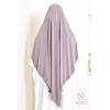 Khimar doppelt gekreuzter spitzer Jersey Rihab