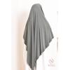 Khimar Jersey double croisé pointu