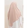 Khimar Jersey double croisé rond court 