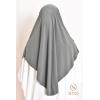 Khimar Jersey double croisé rond court 