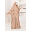 Jazz silk abaya khimar set SAMARA