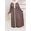 Abaya caftan Emine Chocolat