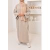 Corduroy T-shirt long dress Kadya