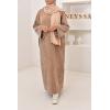 Corduroy T-shirt long dress Kadya