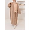 Corduroy T-shirt long dress Kadya