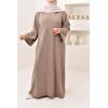 Corduroy T-shirt long dress Kadya