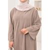 Corduroy T-shirt long dress Kadya