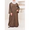 Corduroy T-shirt long dress Kadya