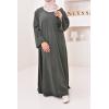 Corduroy T-shirt long dress Kadya