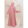 Abaya Dubai Umbrella SAMAR Soft Pink