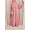 Abaya Dubaï Umbrella SAMAR Rose Tendre