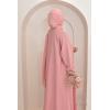 Abaya Dubaï Umbrella SAMAR Rose Tendre