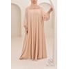 Abaya Dubaï Umbrella SAMAR Beige