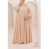 Abaya Dubai Umbrella SAMAR Beige