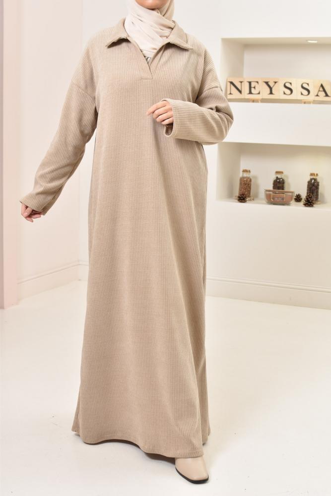 Abaya aus Rippstrick NAWEL