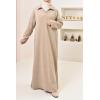 chubby-knit abaya NAWEL