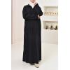 chubby-knit abaya NAWEL