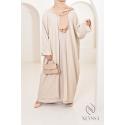 Kimono long oversize femme effet lin SHARIFA