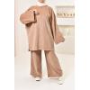 Hadriya corduroy palazzo tunic set