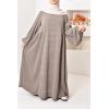 Umm Khadijâa Flared abaya with puffed sleeves