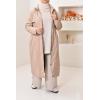 Long fur-lined parka SAFIYA Beige