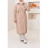 Long fur-lined parka SAFIYA Beige