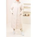 Parka femme reversible Winter Beige